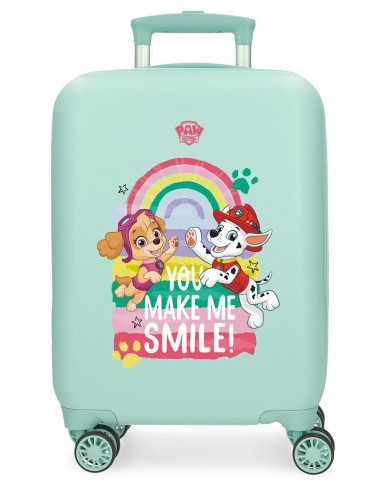 4311321 ABS SUITCASE 50CM 4R.BE HAPPY TURQUOISE